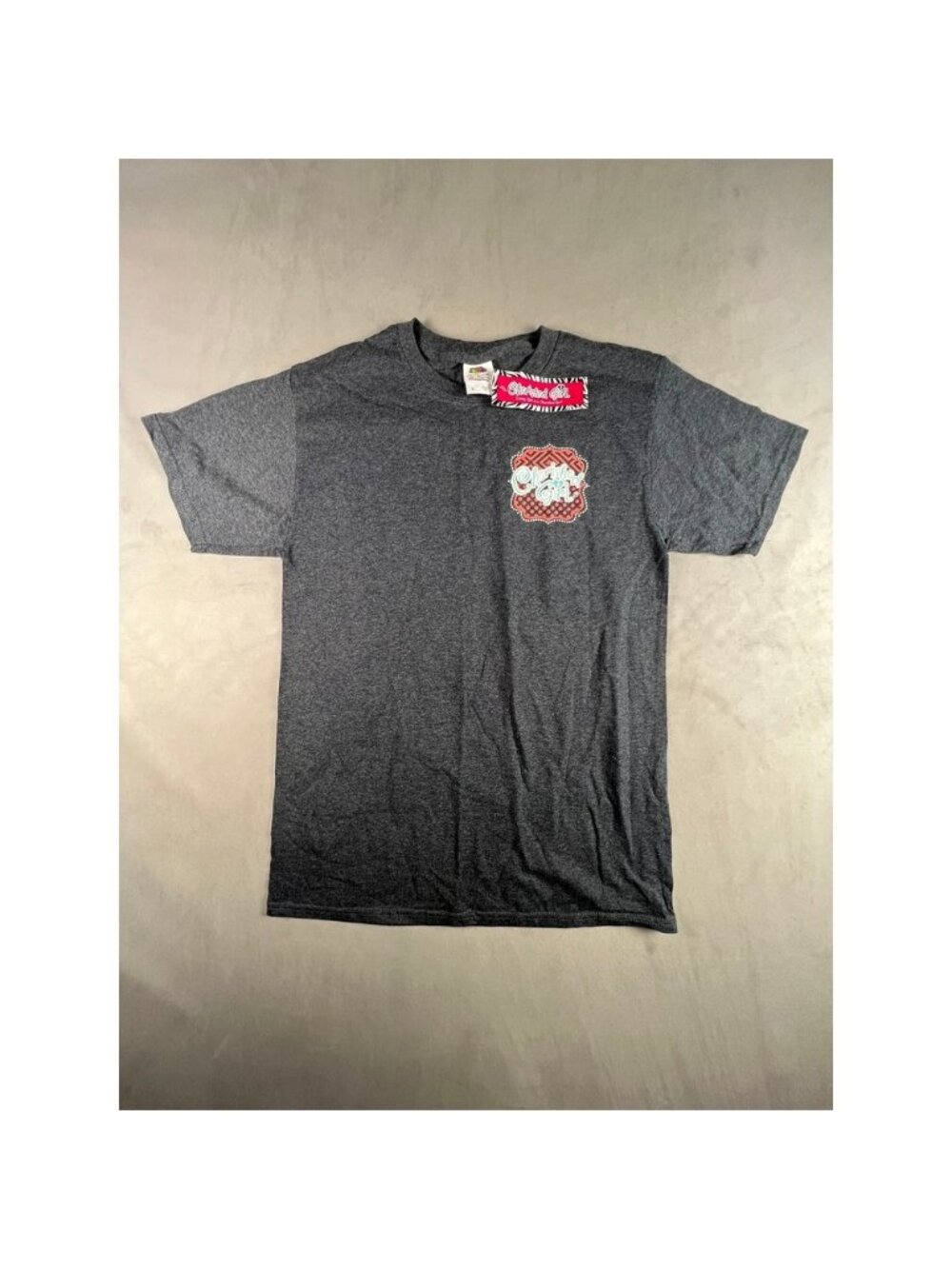 Cherished Girl 1 John 4:19 Christian T-Shirt Charcoal Gray Small NWT